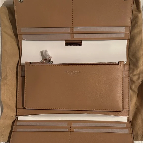 Michael Kors Collection Suntan Studded Wallet - Picture 6 of 7